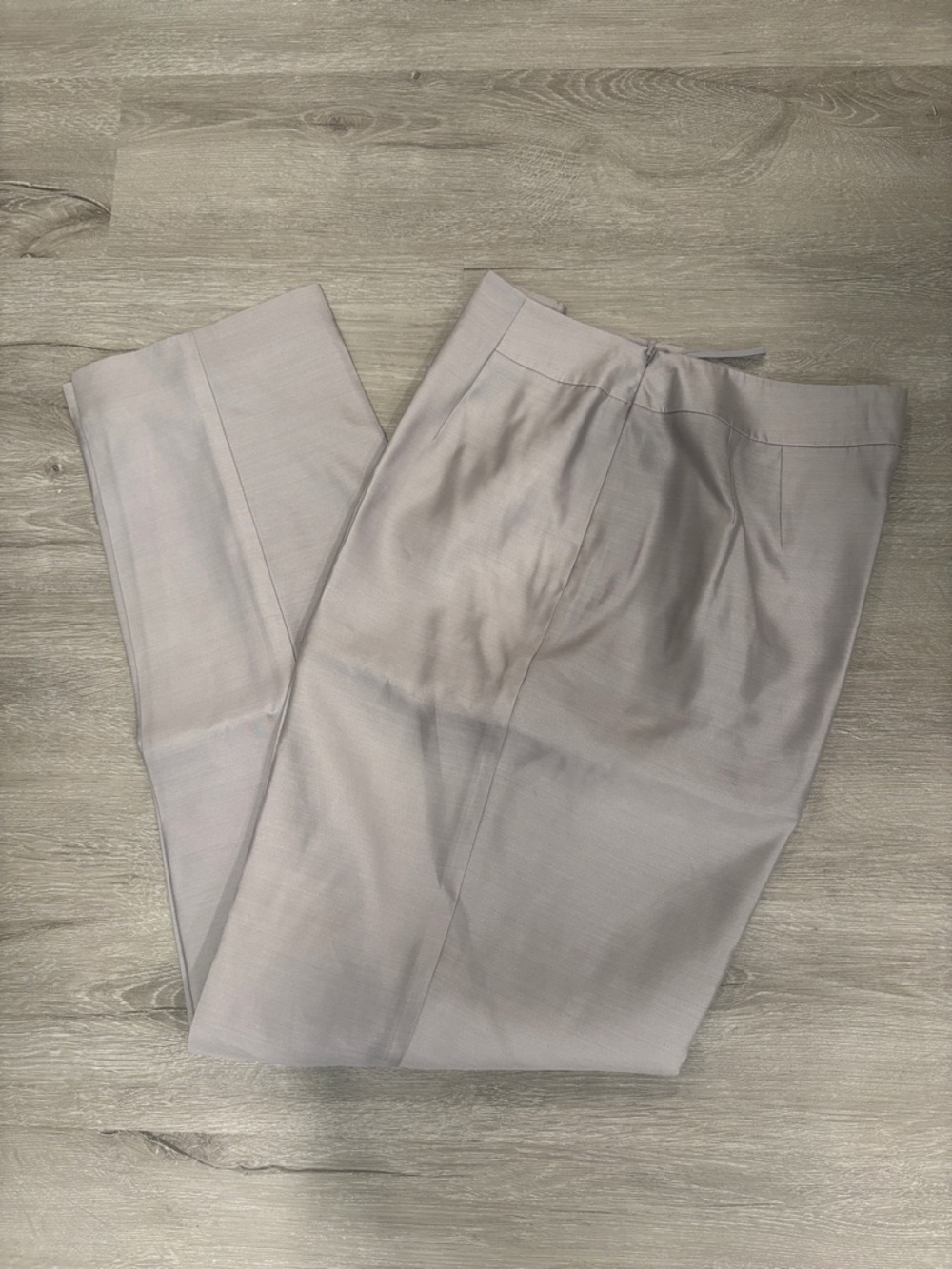 Talbots 100% Silk Tailored Cigarette Slacks Pants